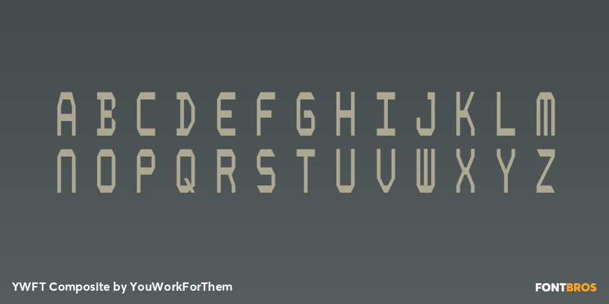 YWFT Composite Font Poster #1
