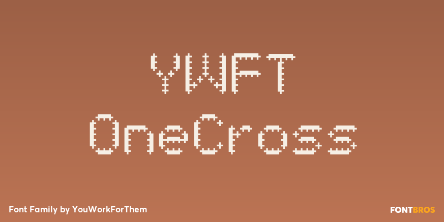 YWFT OneCross Font Poster #1