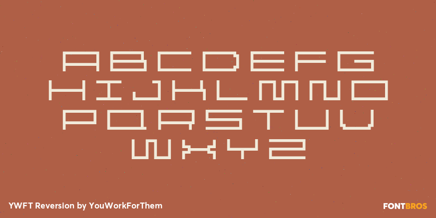 YWFT Reversion Font Poster #2