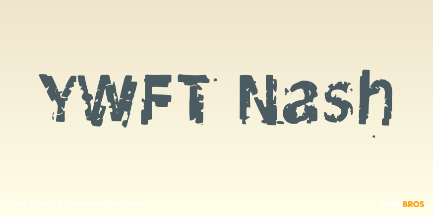 YWFT Nash Font Poster #1