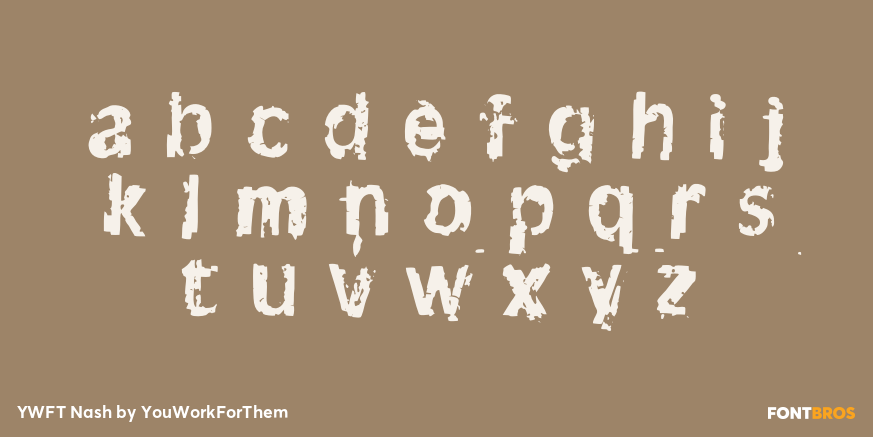 YWFT Nash Font Poster #3