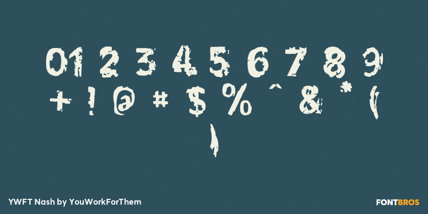 YWFT Nash Font Poster #4