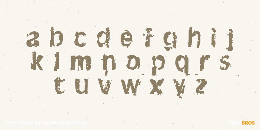 YWFT Nash Font Poster #1
