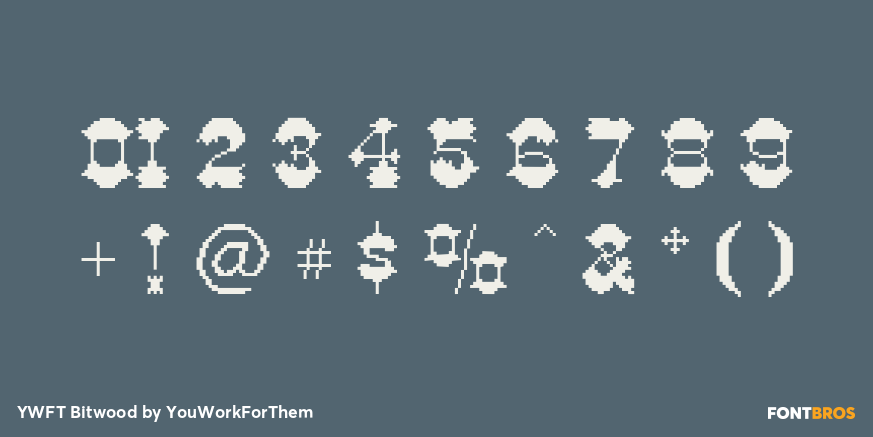 YWFT Bitwood Font Poster #1