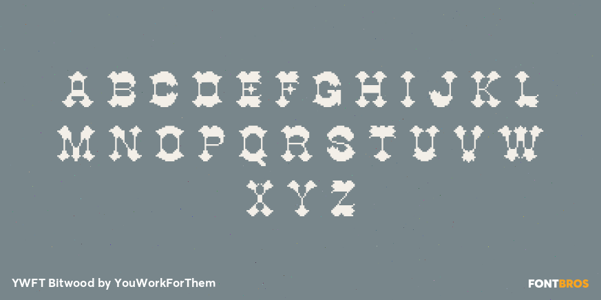 YWFT Bitwood Font Poster #1