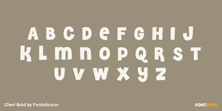 Cheri Bold Font Poster #2