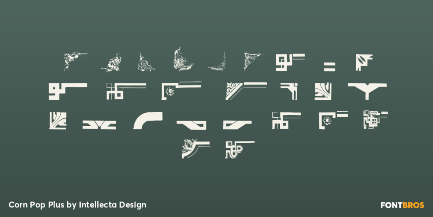 Corn Pop Plus Font Poster #3
