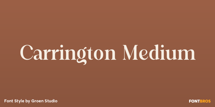 Carrington Medium Poster