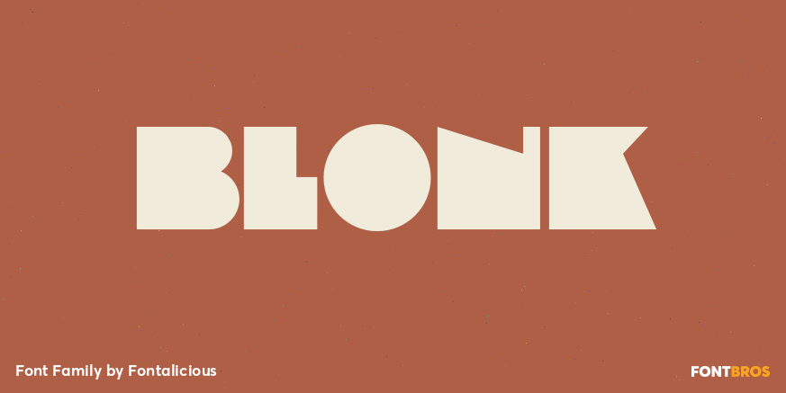 Blonk Font Family