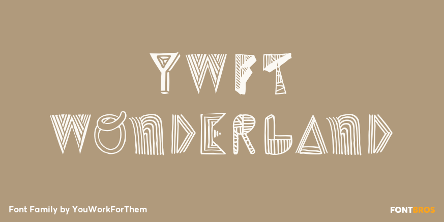 YWFT Wonderland Font Poster #1