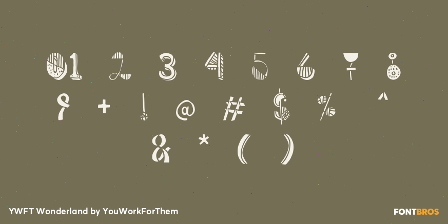 YWFT Wonderland Font Poster #1