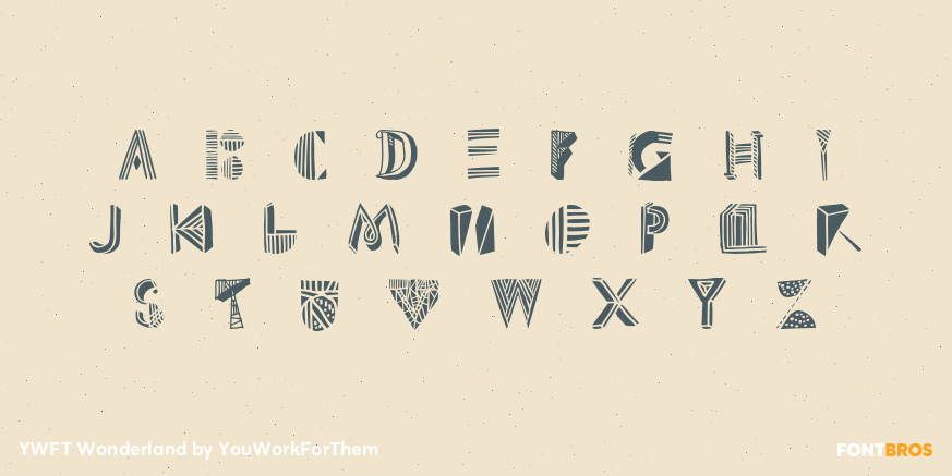 YWFT Wonderland Font Poster #1
