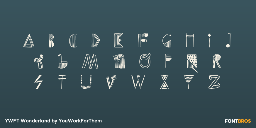 YWFT Wonderland Font Poster #1