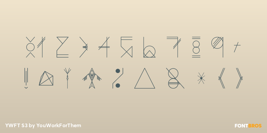 YWFT S3 Font Poster #4