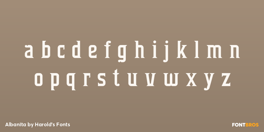 Albanita Font Poster #1