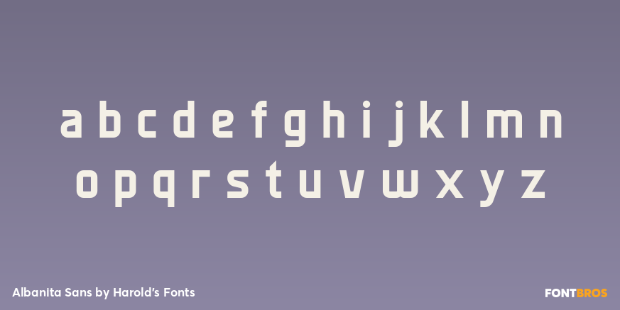 Albanita Sans Font Poster #3