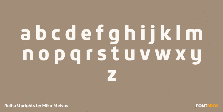 Roihu Uprights Font Poster #1