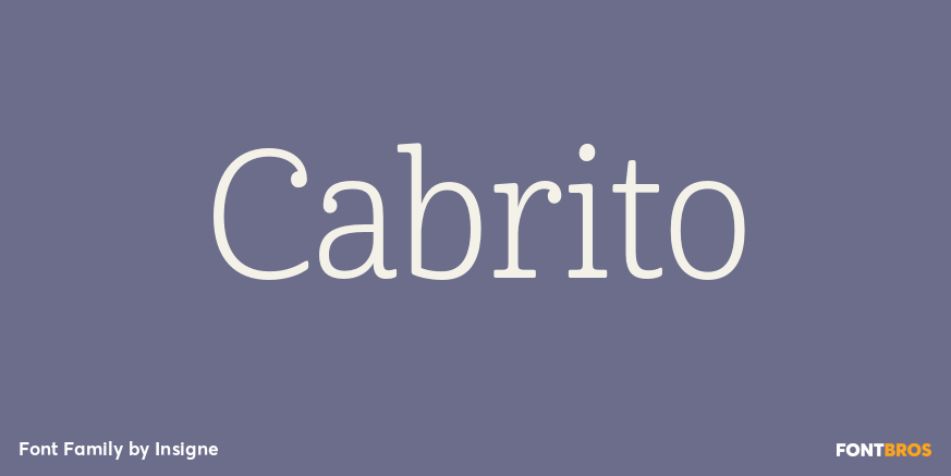 Cabrito Font Poster #1