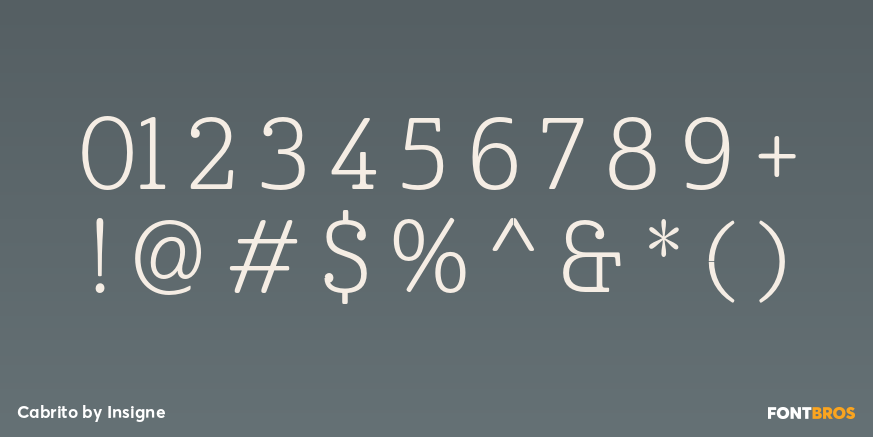 Cabrito Font Poster #1