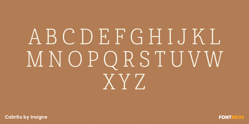 Cabrito Font Poster #1