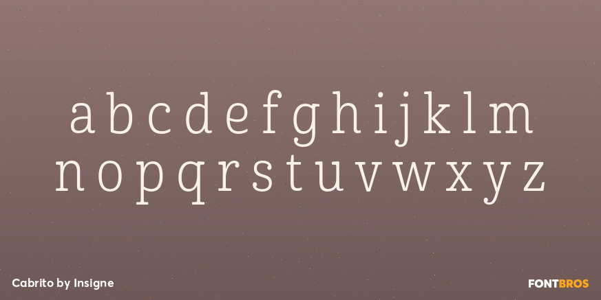 Cabrito Font Poster #1