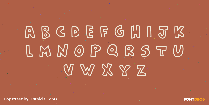 Popstreet Font Poster #3