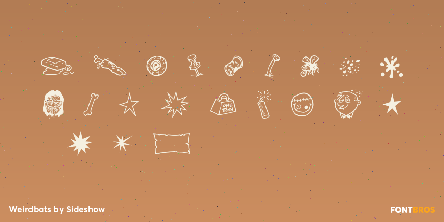 Weirdbats Font Poster #2