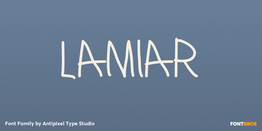 Lamiar Font Poster #1