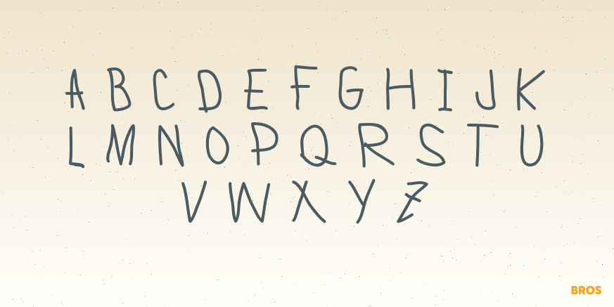 Lamiar Font Poster #2