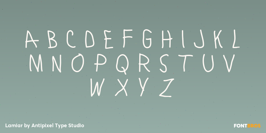 Lamiar Font Poster #3