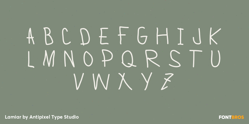 Lamiar Font Poster #2