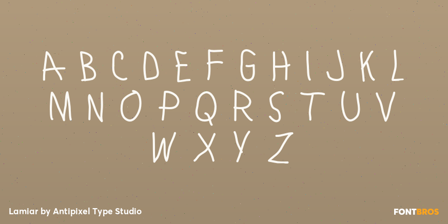 Lamiar Font Poster #3