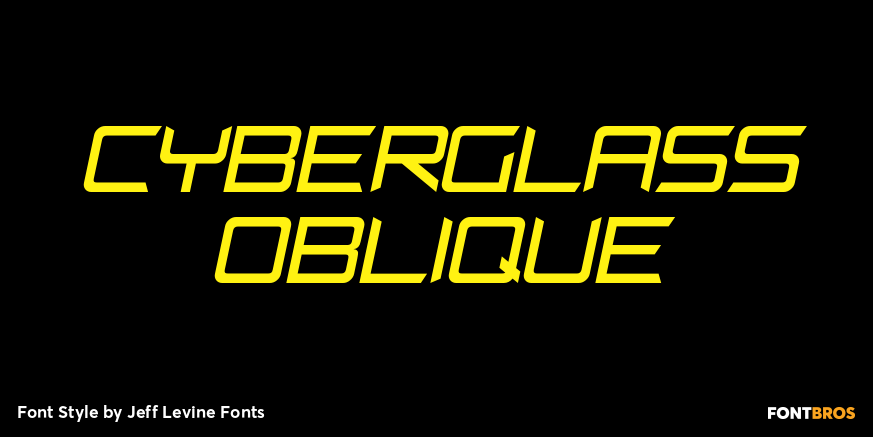 Cyberglass Oblique Poster