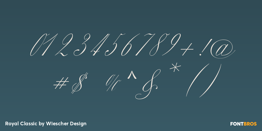 Royal Classic Font Poster #1
