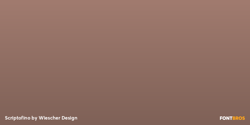 Scriptofino Font Poster #4