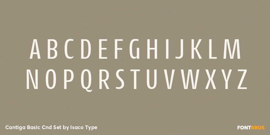 Cantiga Basic Cnd Set Font Poster #1