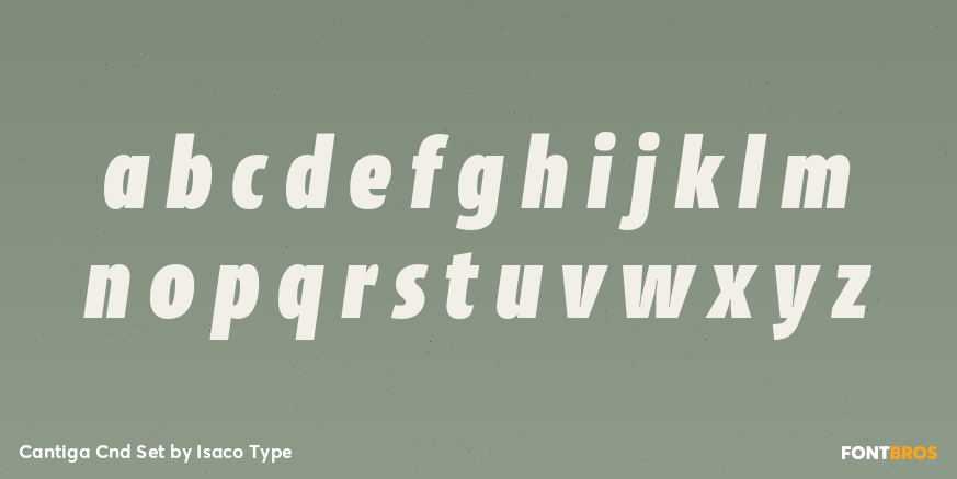 Cantiga Cnd Set Font Poster #3