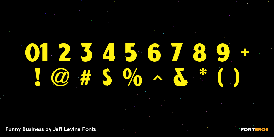 Funny Business Font Poster #1