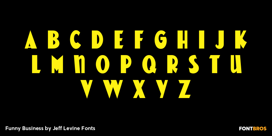 Funny Business Font Poster #1