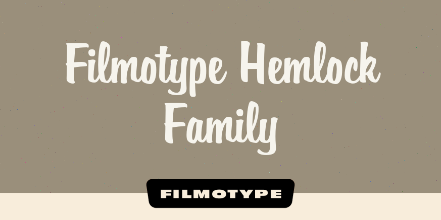 Filmotype Hemlock Family Poster