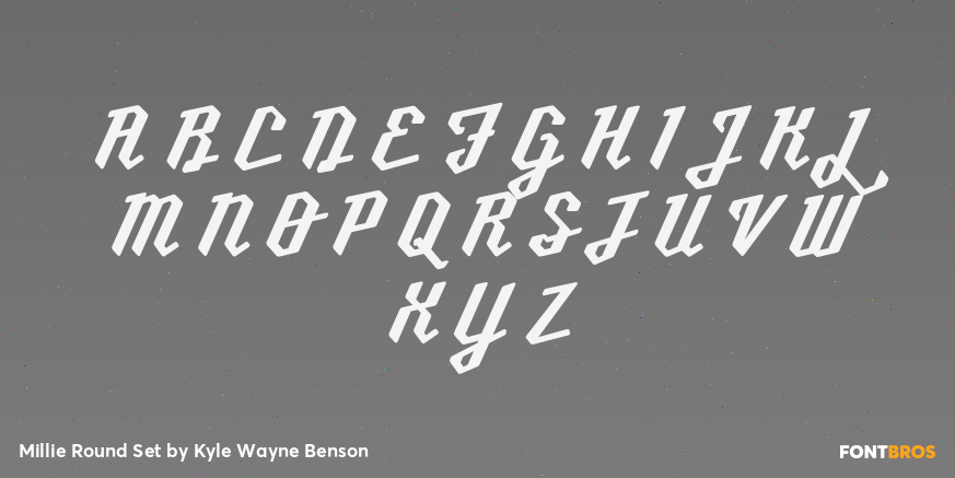 Millie Round Set Font Poster #1