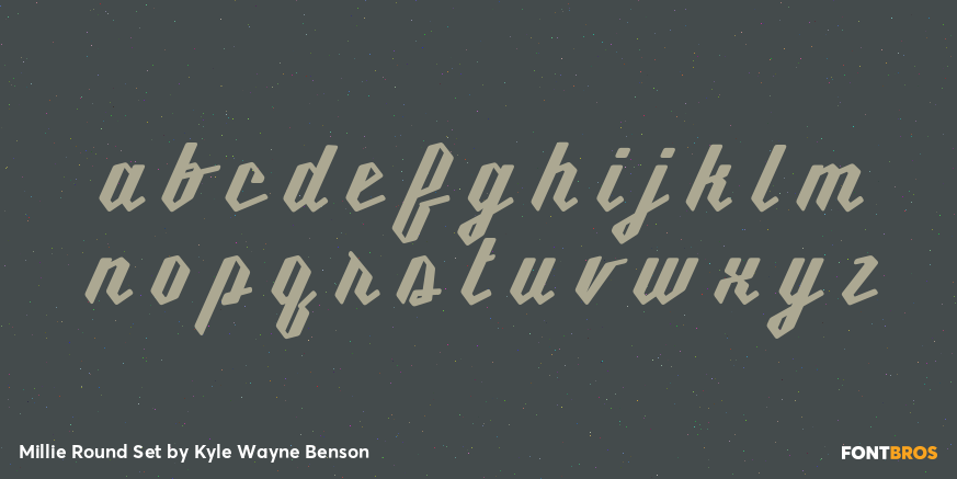 Millie Round Set Font Poster #1