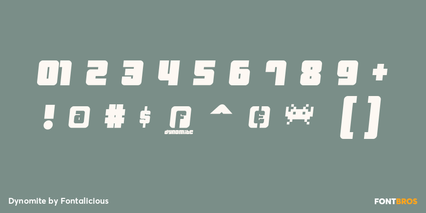 Dynomite Font Poster #1