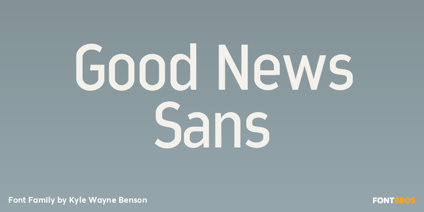 Good News Sans Font Poster #1