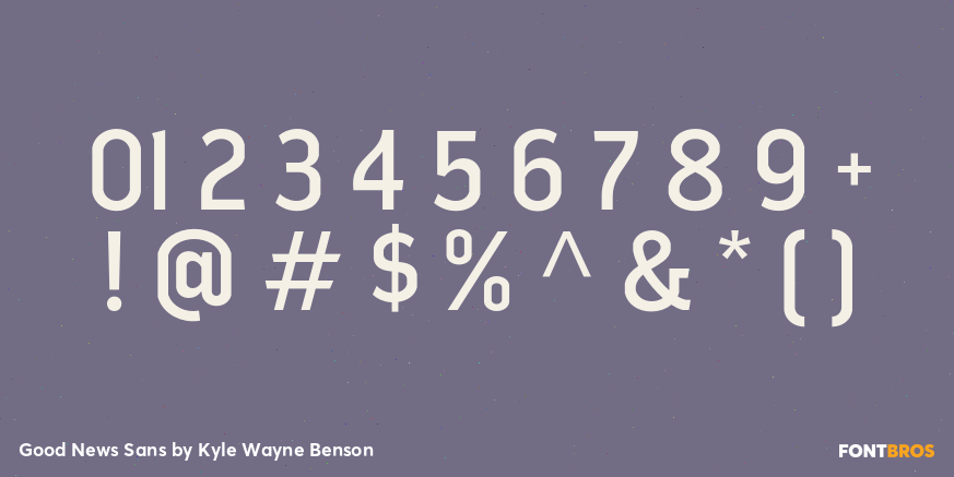 Good News Sans Font Poster #4