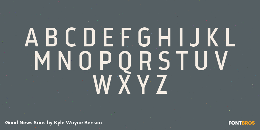 Good News Sans Font Poster #1
