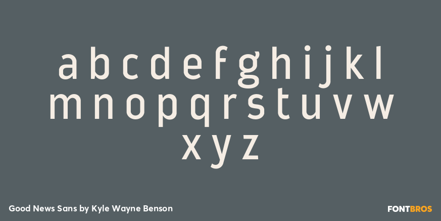 Good News Sans Font Poster #1