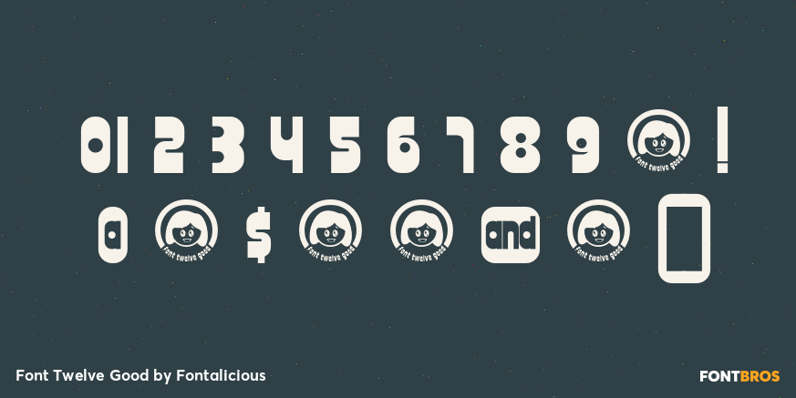 Font Twelve Good Font Poster #1
