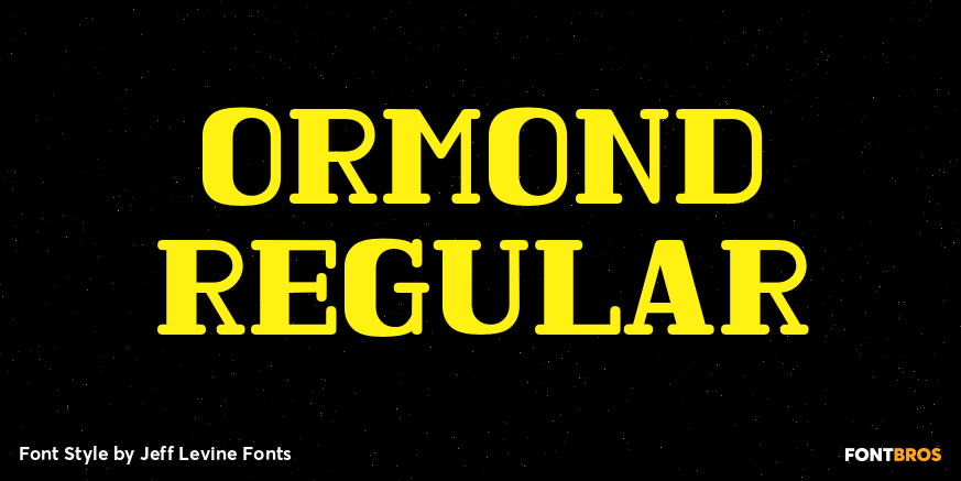 Ormond Regular Poster