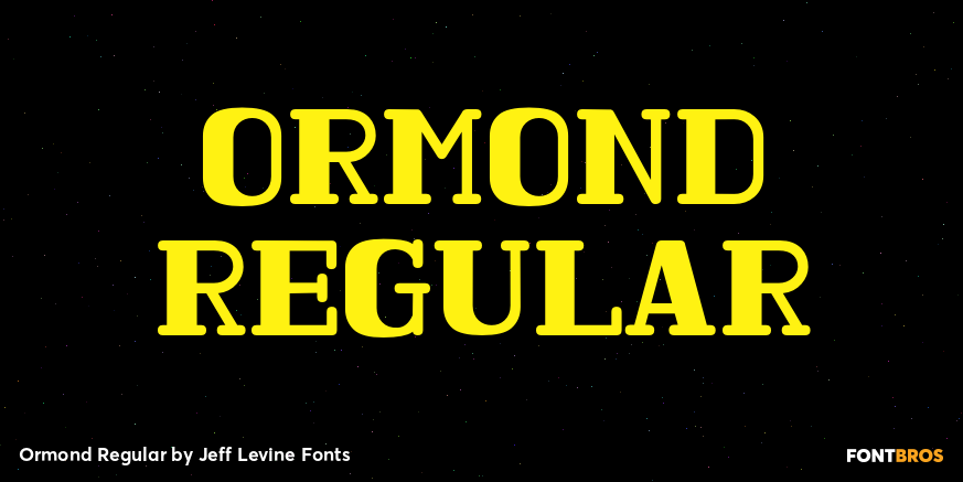 Ormond Regular Poster